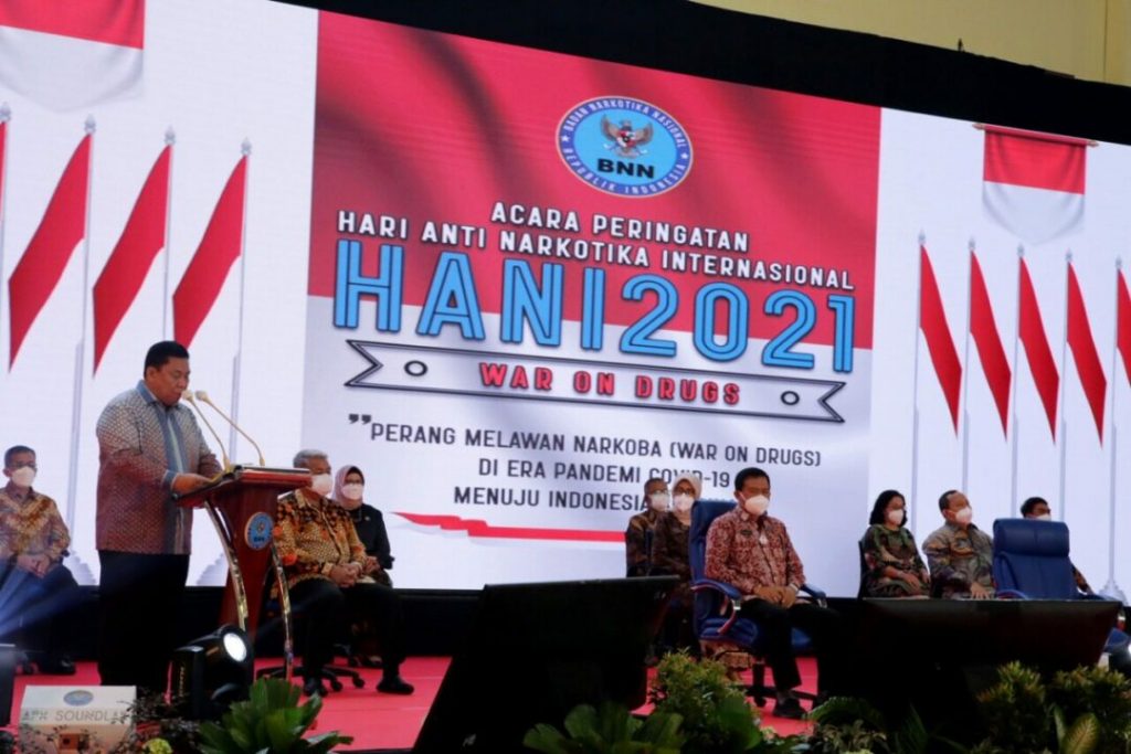 Hani 2021 : War On Drugs di Era Pandemi Covid -19 Menuju Indonesia Bersih Narkoba